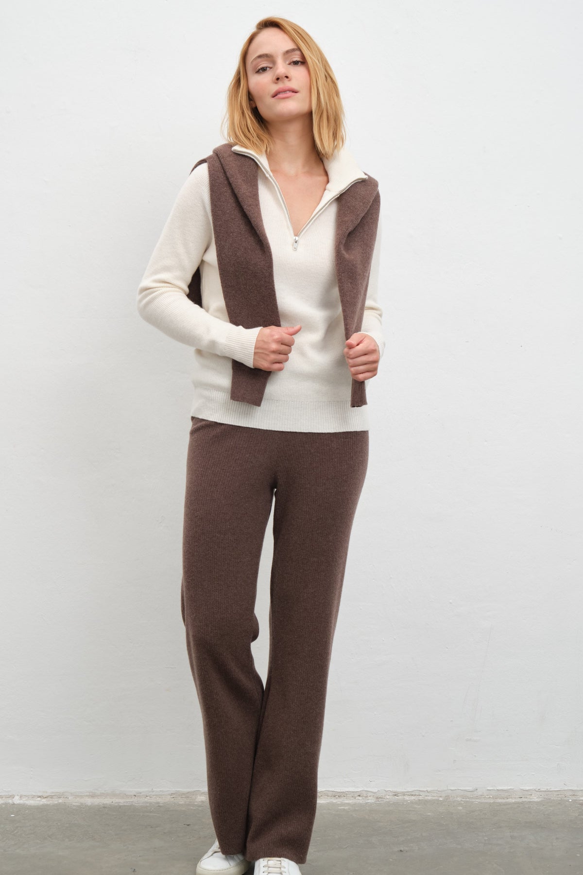 Merino Half-Zip Unisex Sweater