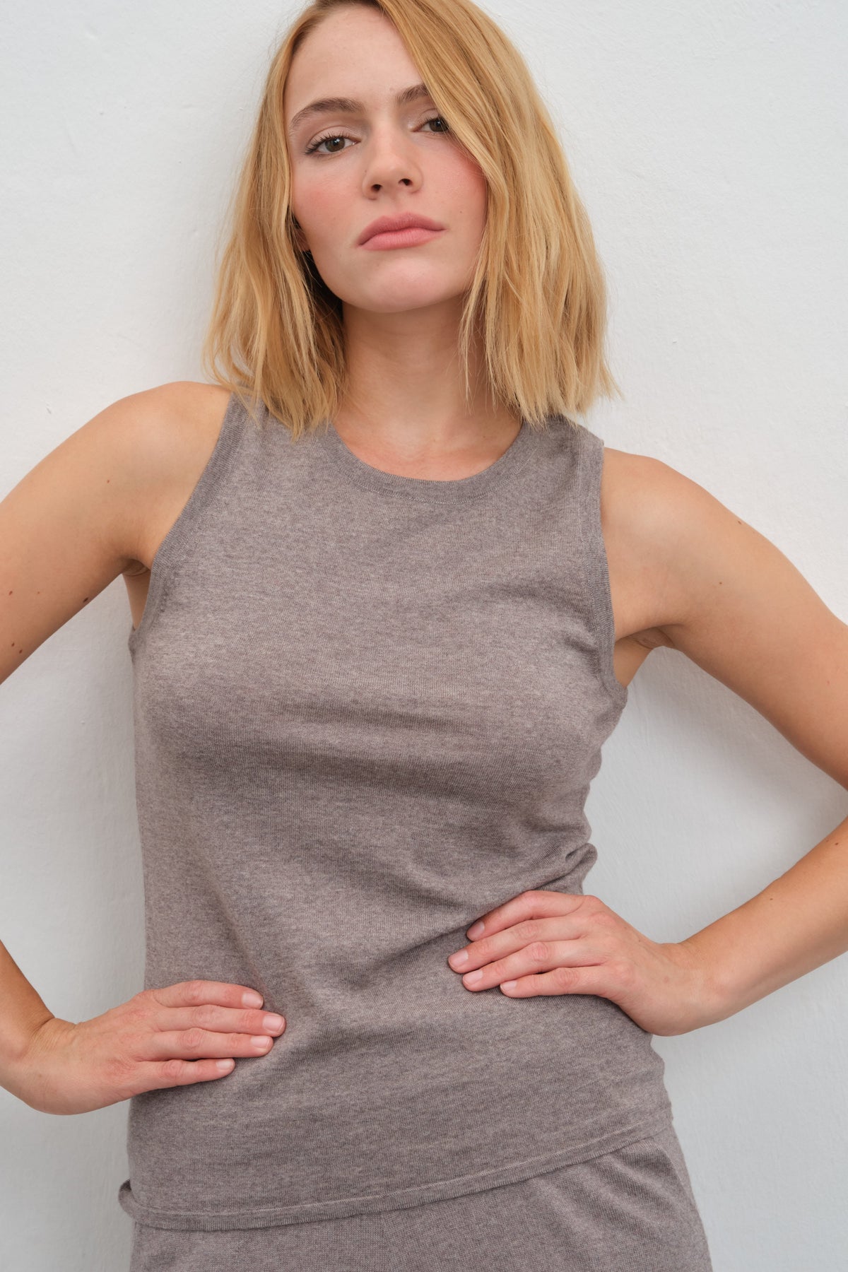 Lightweight Merino-Knit Tank Top