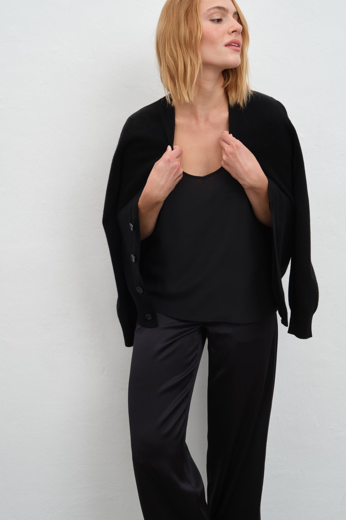 Cashmere-Merino Unisex Cardigan
