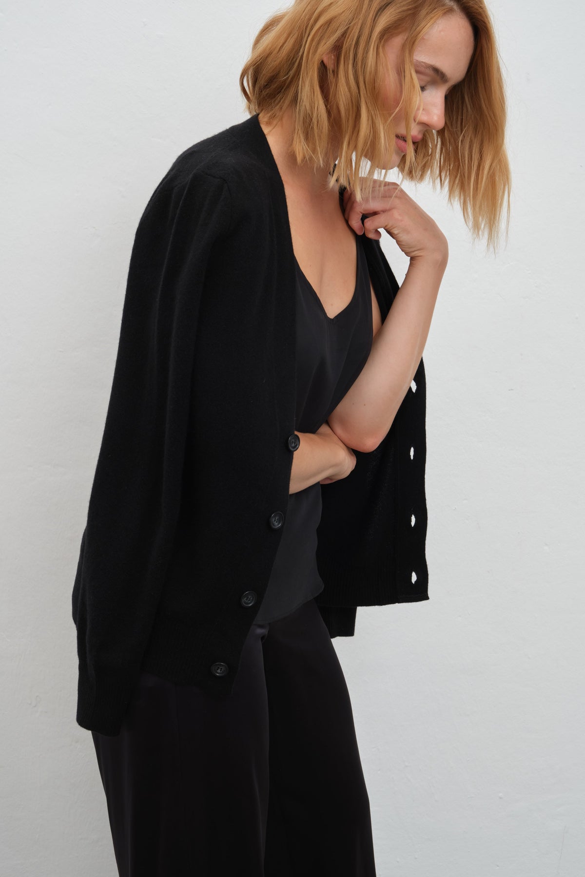 Cashmere-Merino Unisex Cardigan