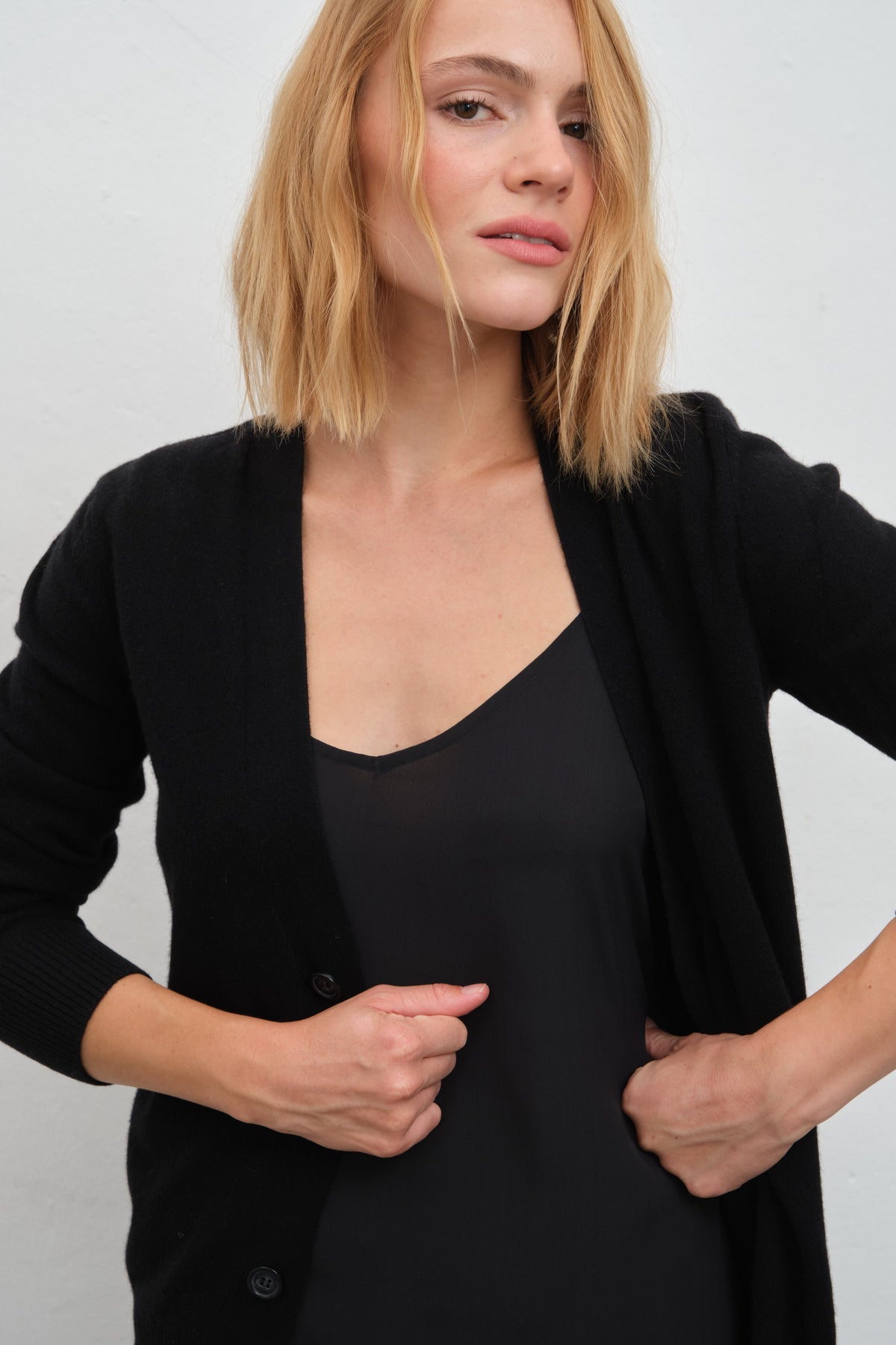 Cashmere-Merino Unisex Cardigan