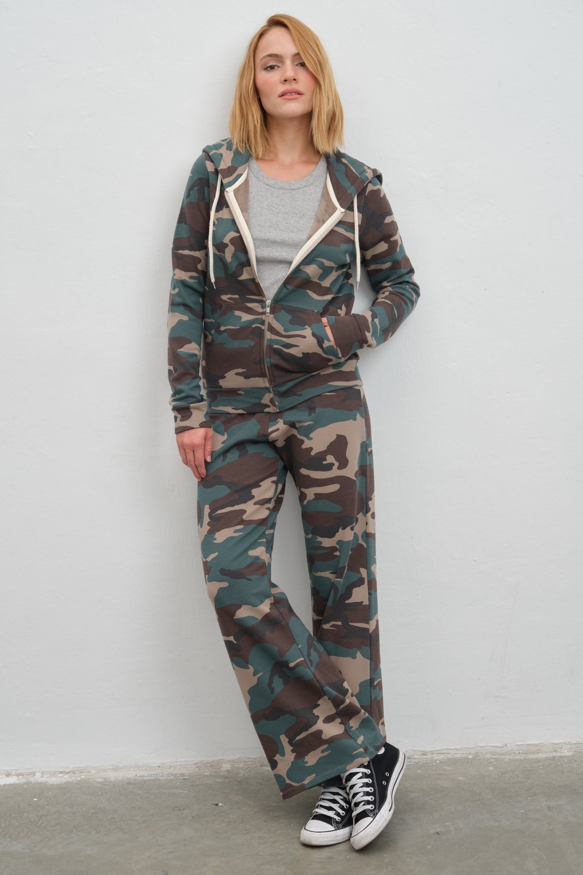SuperSoft Full-Zip Unisex Hoodie in Modal Fleece