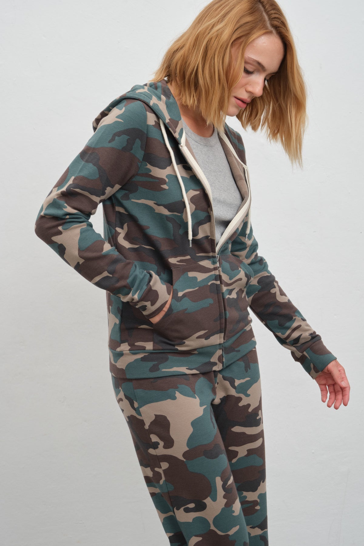 SuperSoft Full-Zip Unisex Hoodie in Modal Fleece