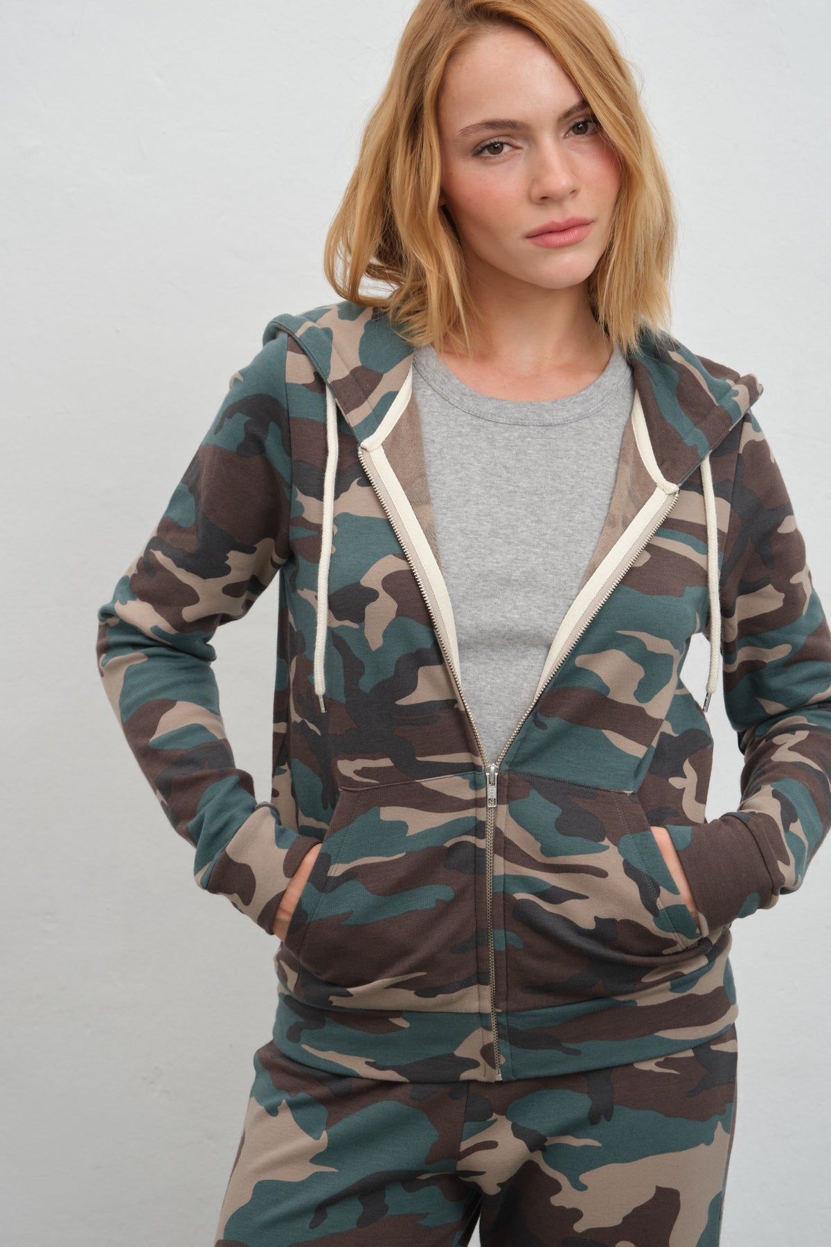 SuperSoft Full-Zip Unisex Hoodie in Modal Fleece