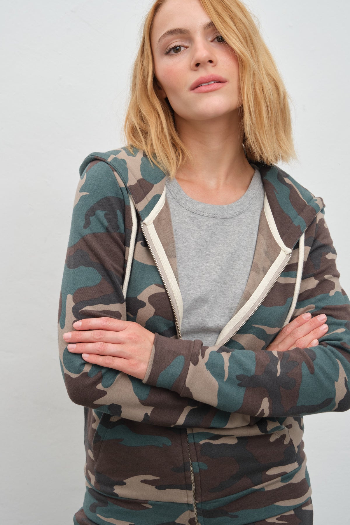 SuperSoft Full-Zip Unisex Hoodie in Modal Fleece