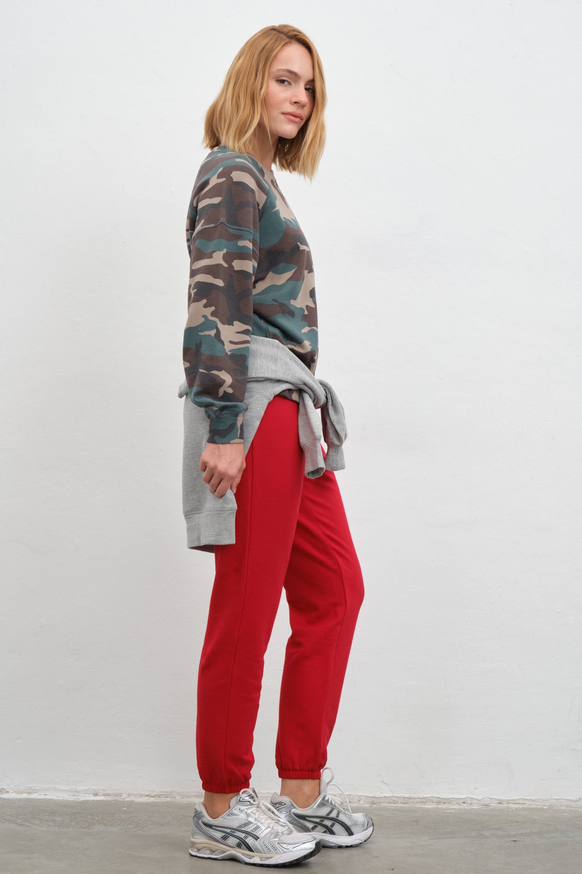 SuperSoft Raglan-Sleeve Oversized Sweatshirt in Modal Fleece