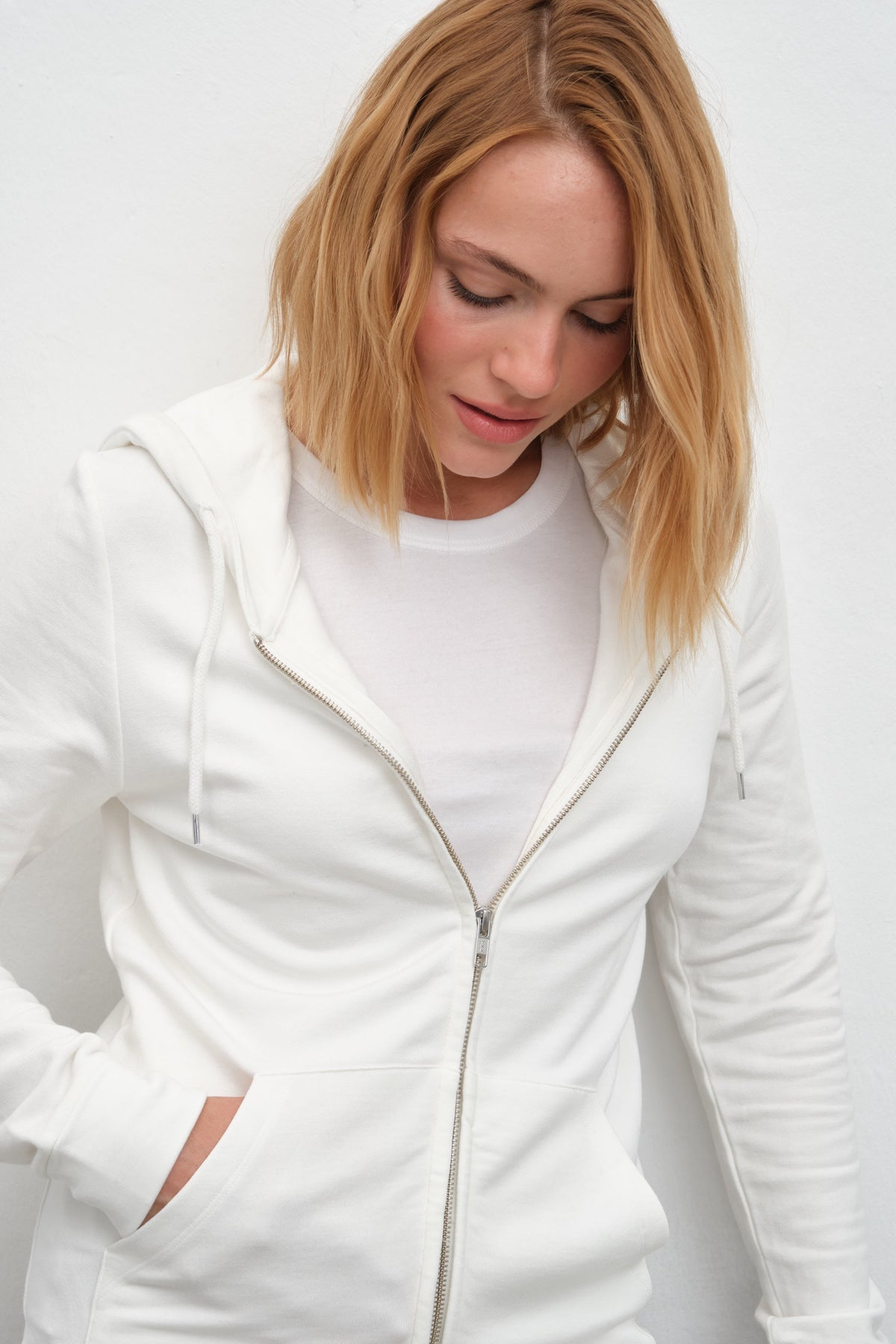 SuperSoft Full-Zip Unisex Hoodie in Modal Fleece