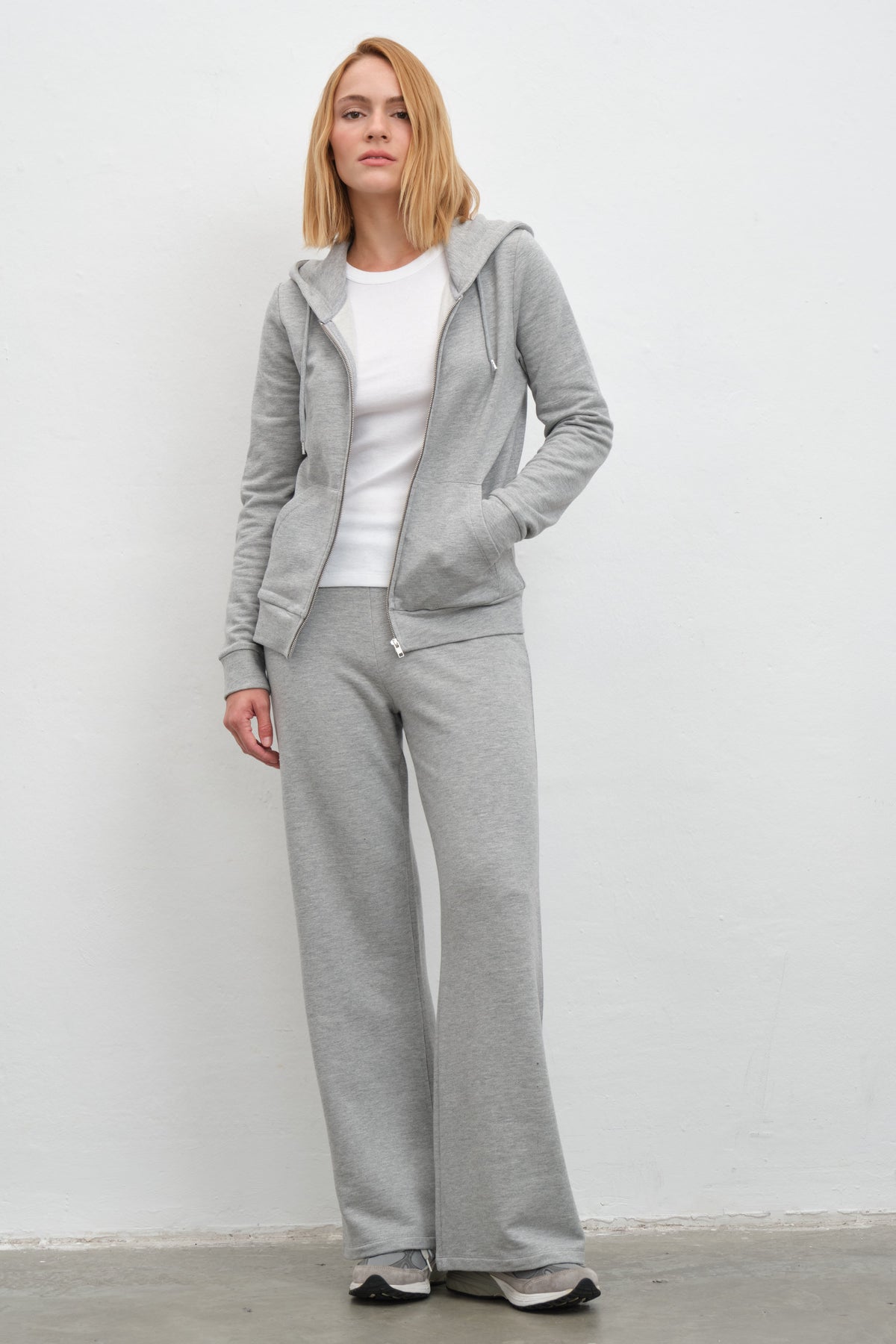 SuperSoft Full-Zip Unisex Hoodie in Modal Fleece