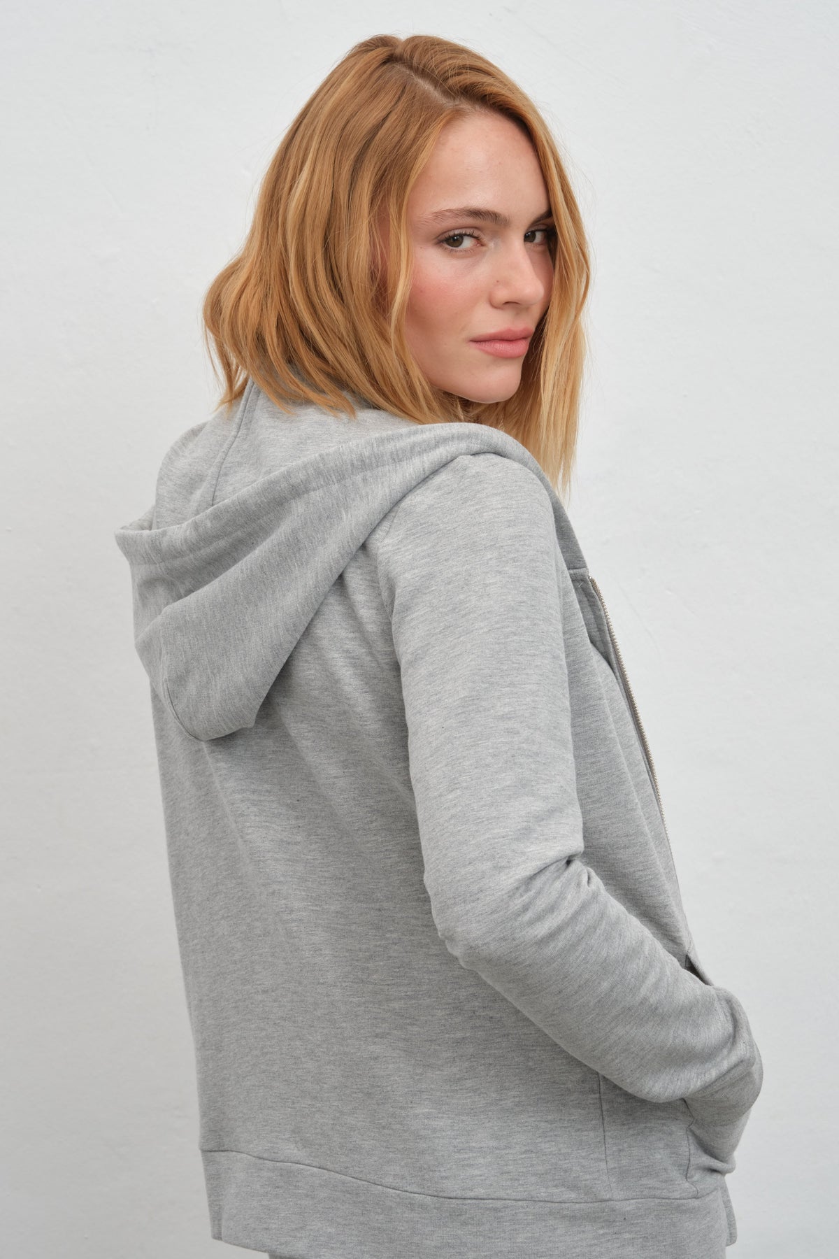 SuperSoft Full-Zip Unisex Hoodie in Modal Fleece
