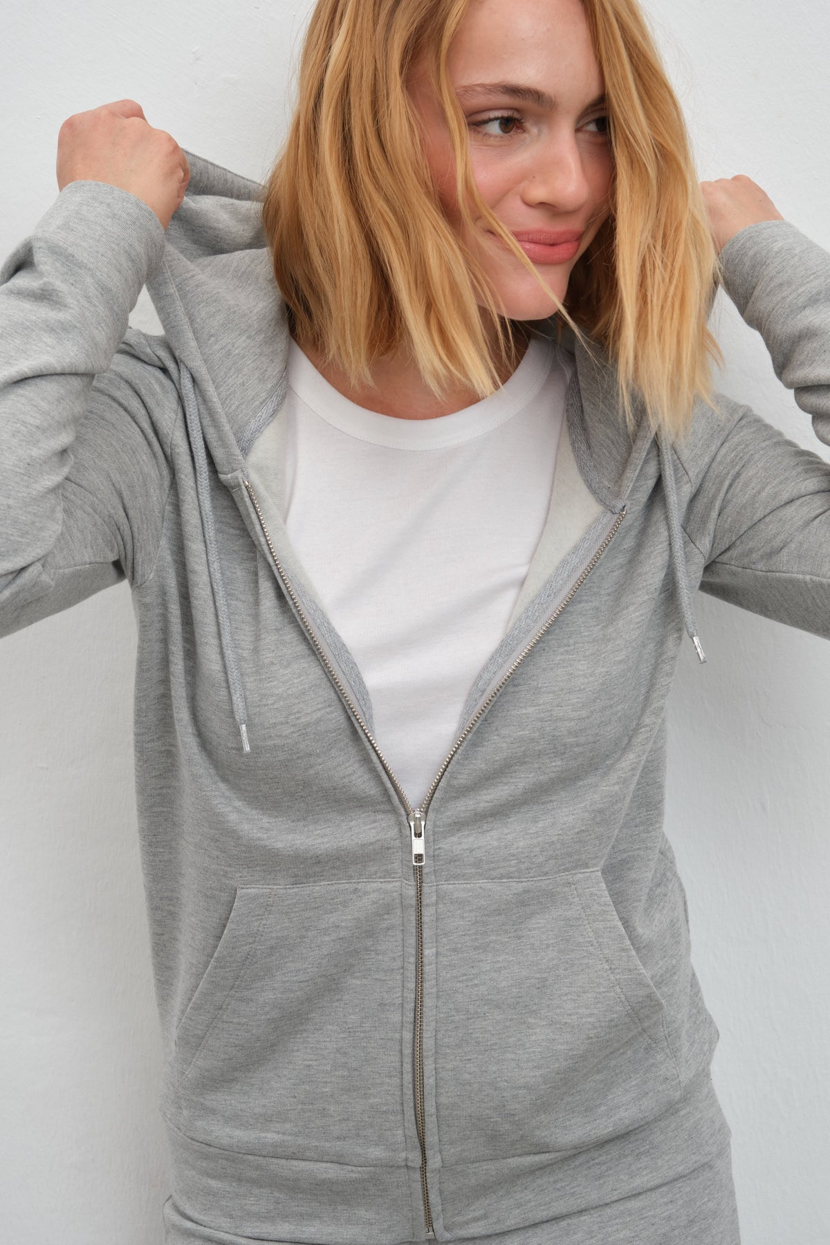 SuperSoft Full-Zip Unisex Hoodie in Modal Fleece