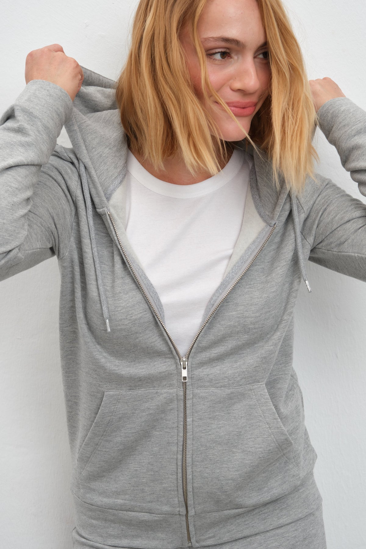 SuperSoft Full-Zip Unisex Hoodie in Modal Fleece