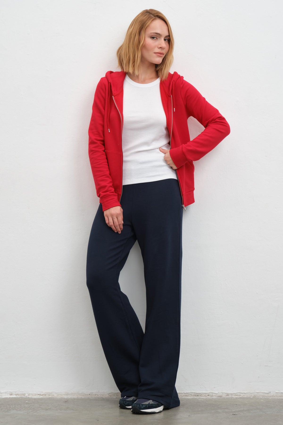 SuperSoft Full-Zip Unisex Hoodie in Modal Fleece