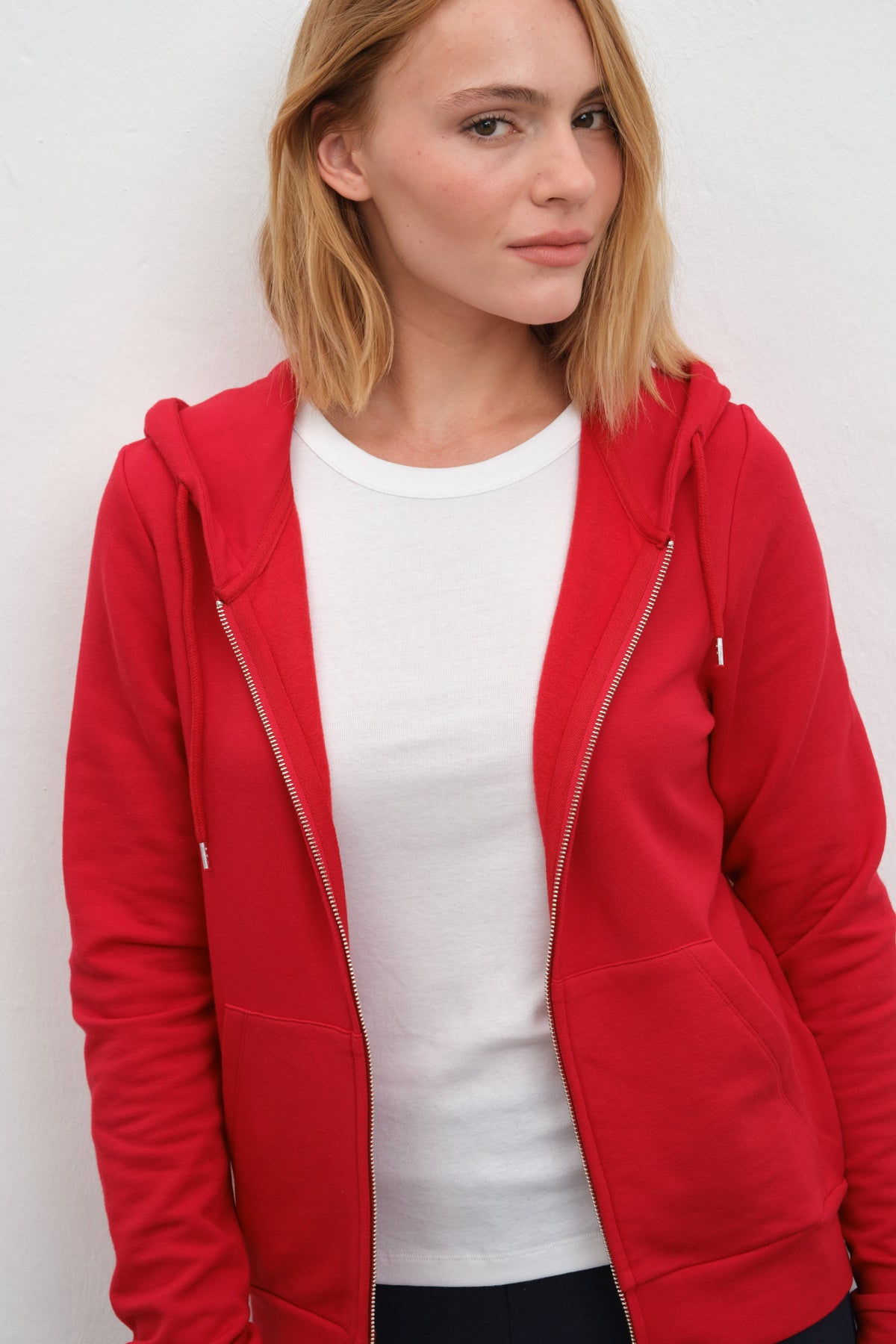 SuperSoft Full-Zip Unisex Hoodie in Modal Fleece