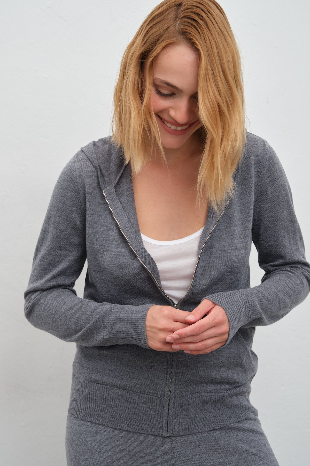 Lightweight Merino Full-Zip Hoodie