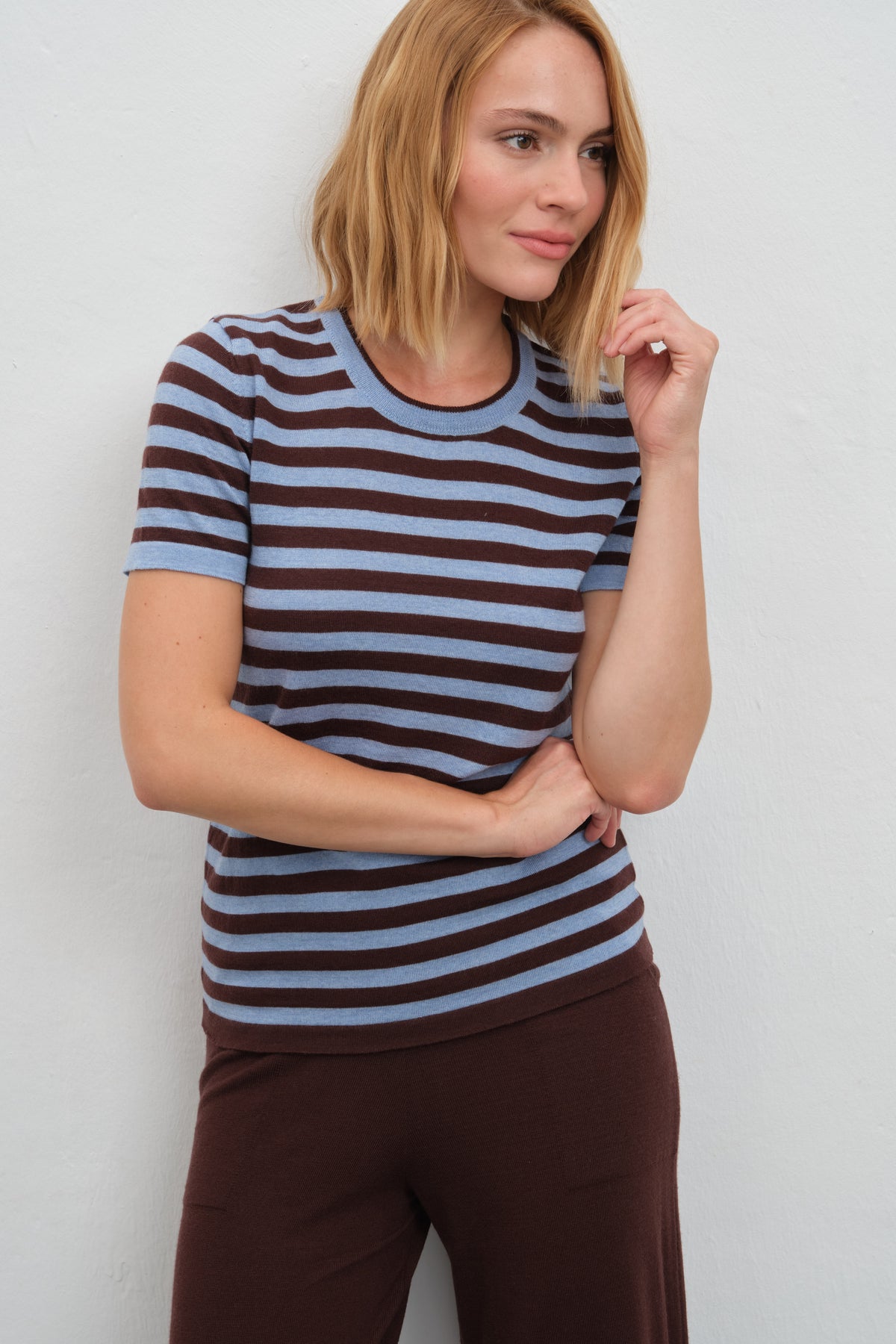 Lightweight Merino Knit T-Shirt