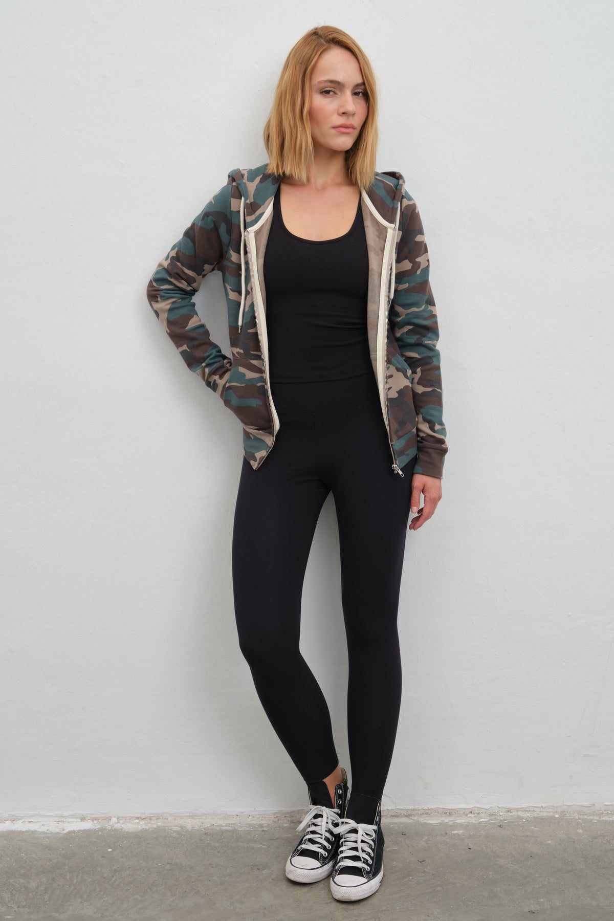 SuperSoft Full-Zip Unisex Hoodie in Modal Fleece