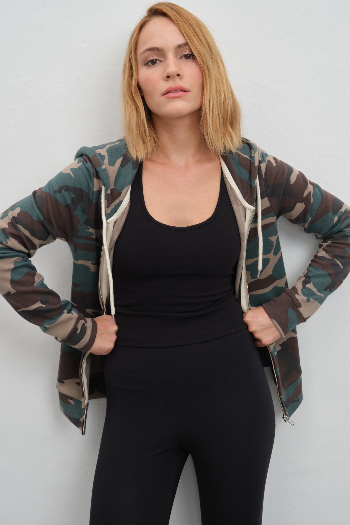 SuperSoft Full-Zip Unisex Hoodie in Modal Fleece