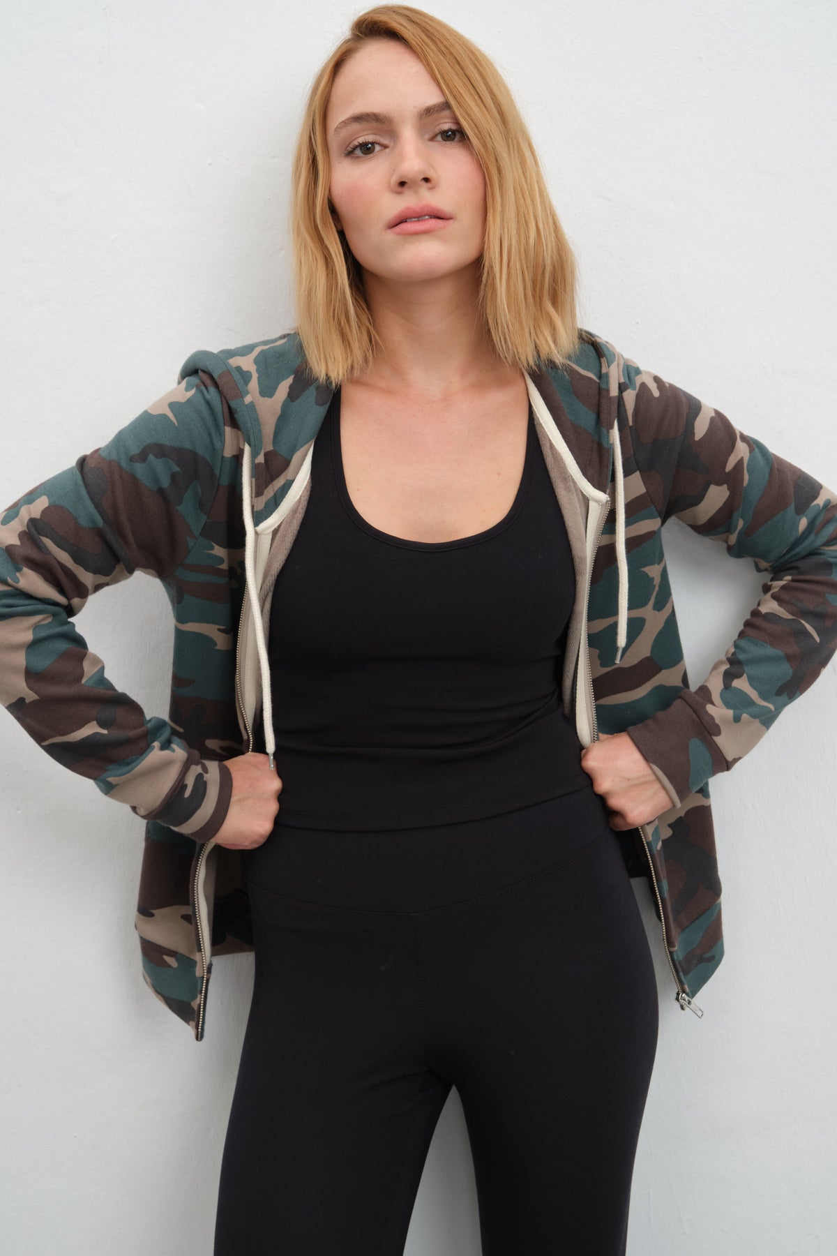 SuperSoft Full-Zip Unisex Hoodie in Modal Fleece