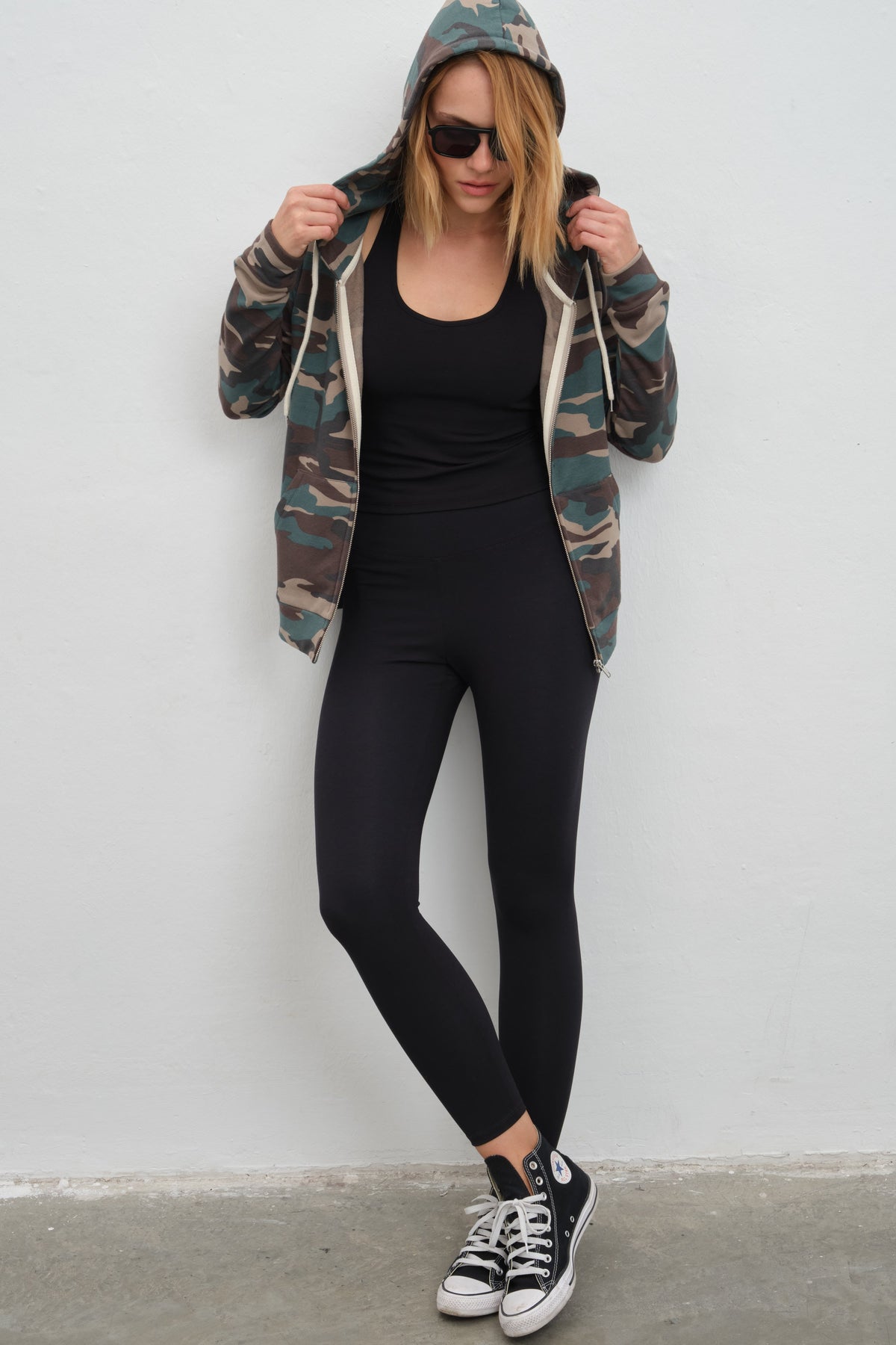 Athletics Leggings in Pima Cotton-Modal Blend