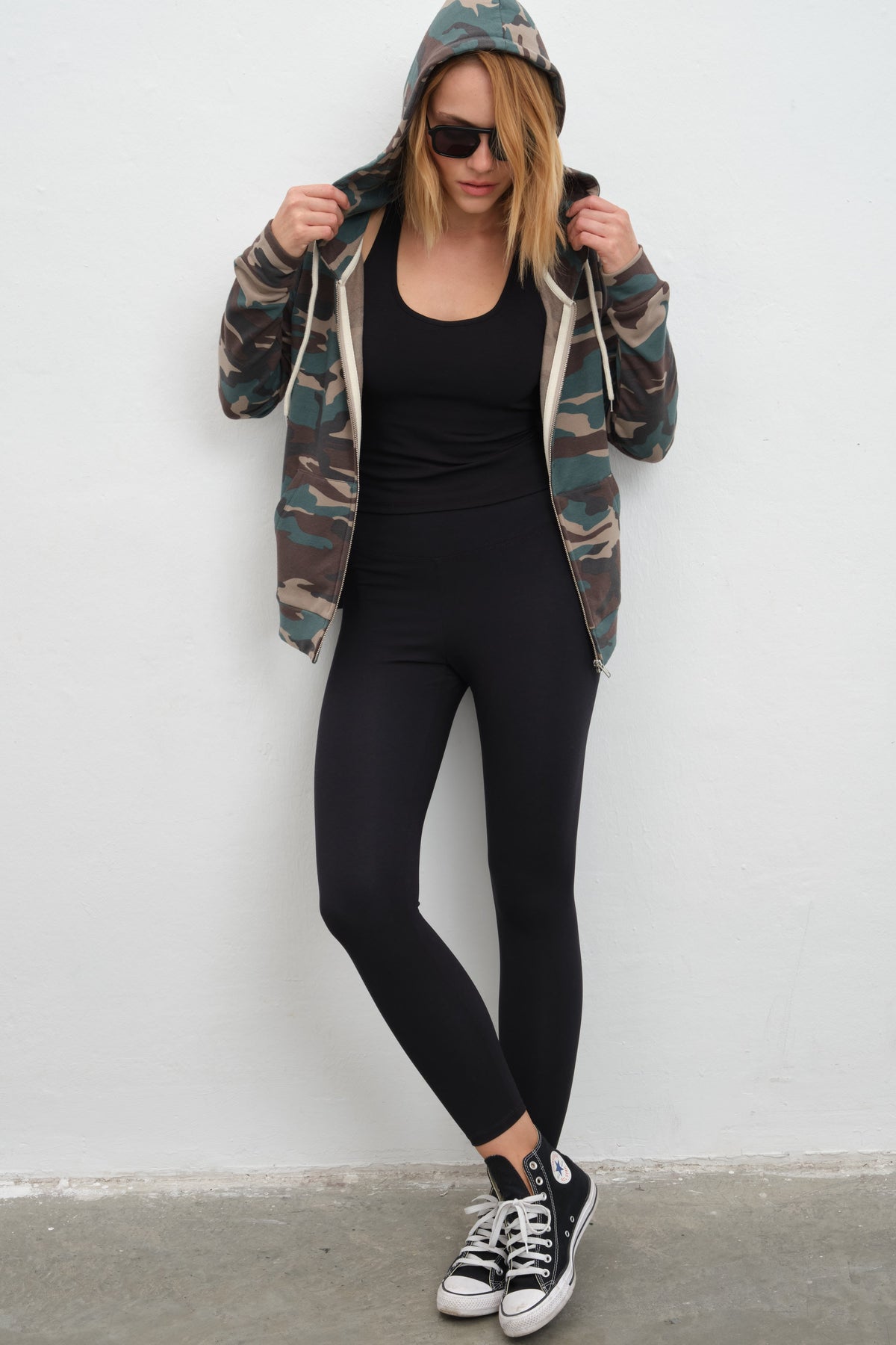Athletics Leggings in Pima Cotton-Modal Blend