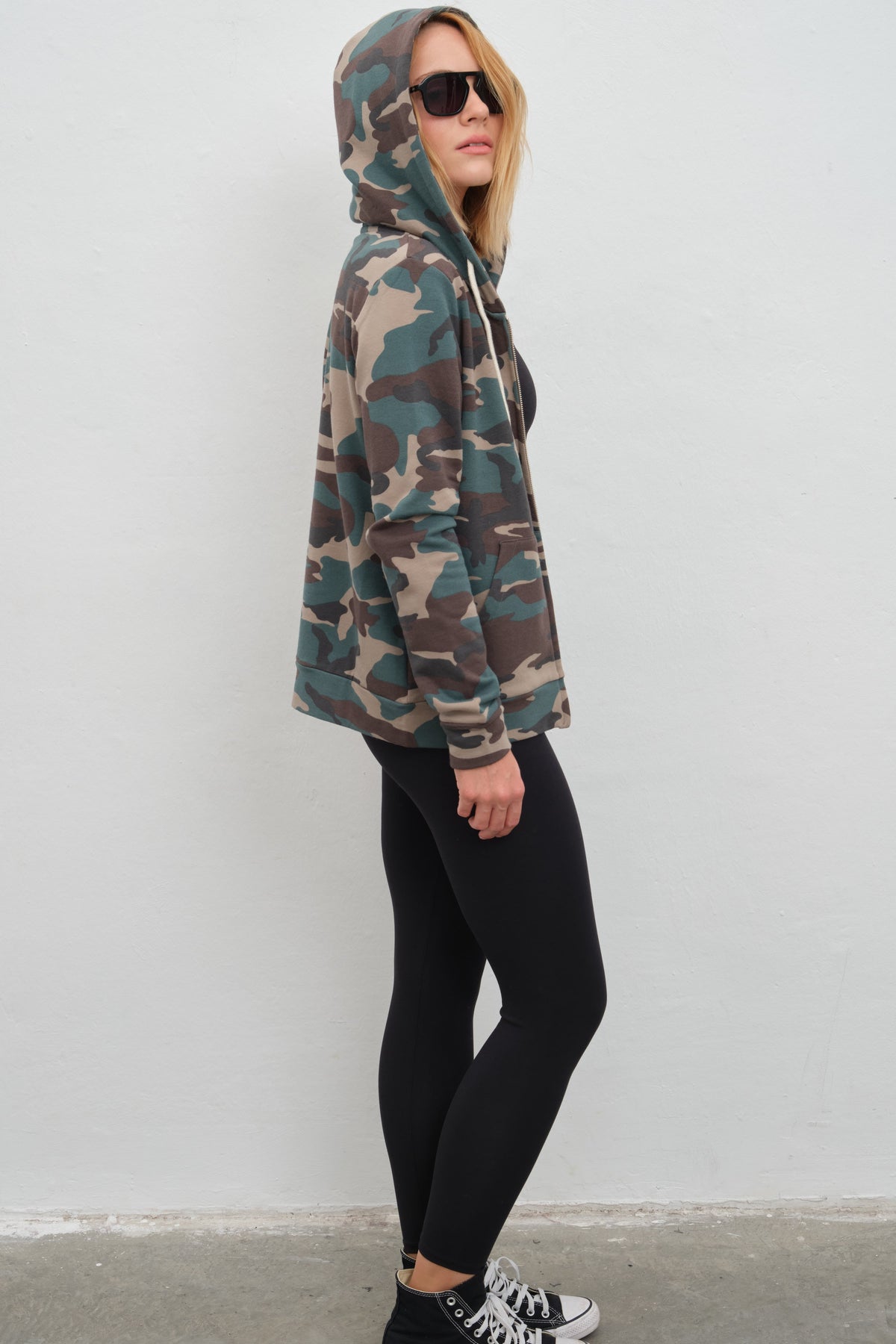 SuperSoft Full-Zip Unisex Hoodie in Modal Fleece
