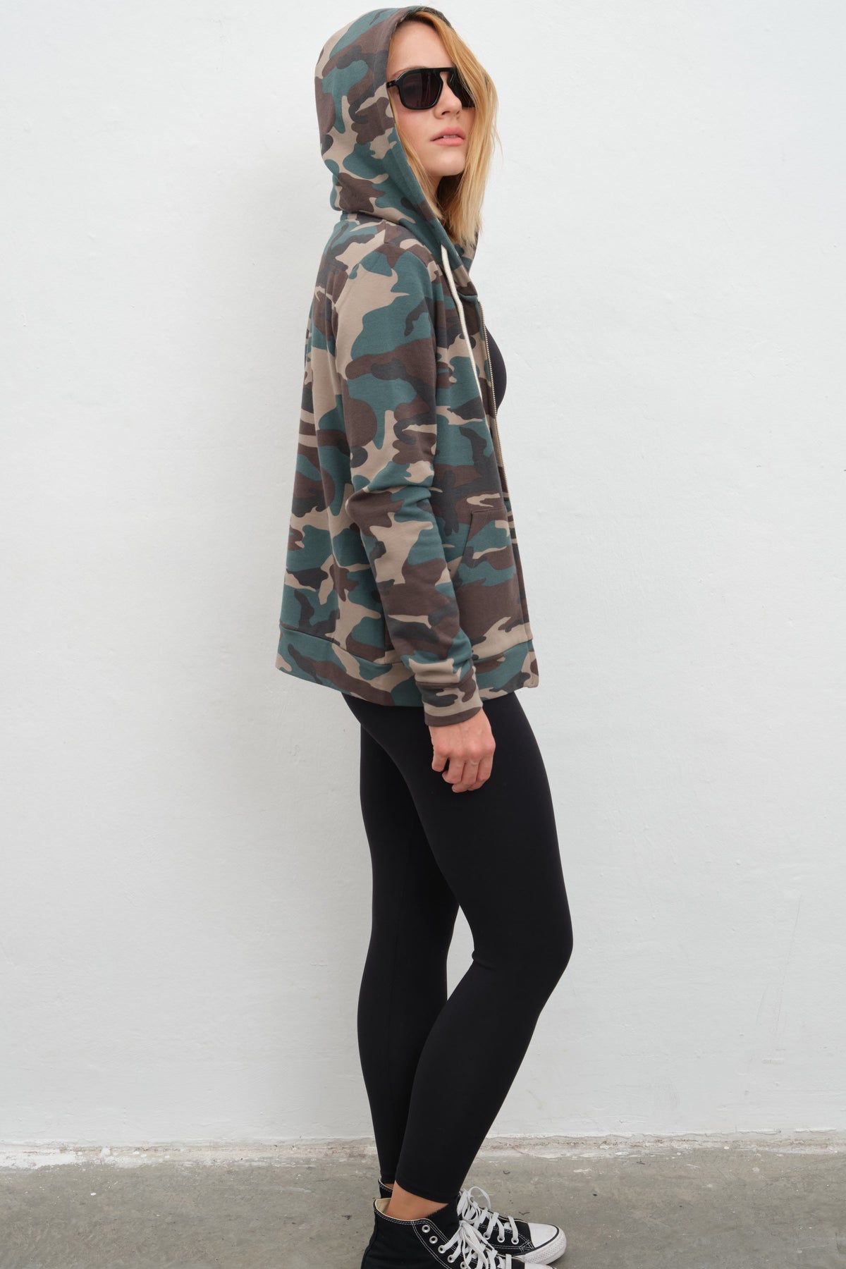SuperSoft Full-Zip Unisex Hoodie in Modal Fleece