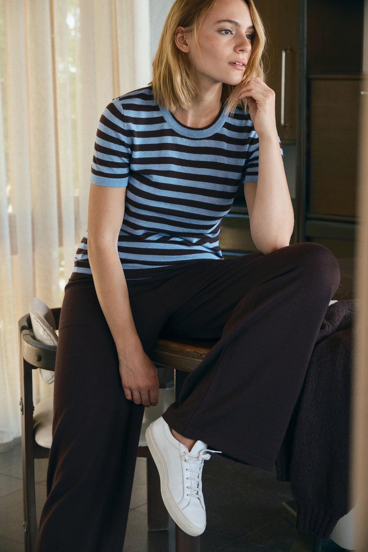 Lightweight Merino Knit T-Shirt