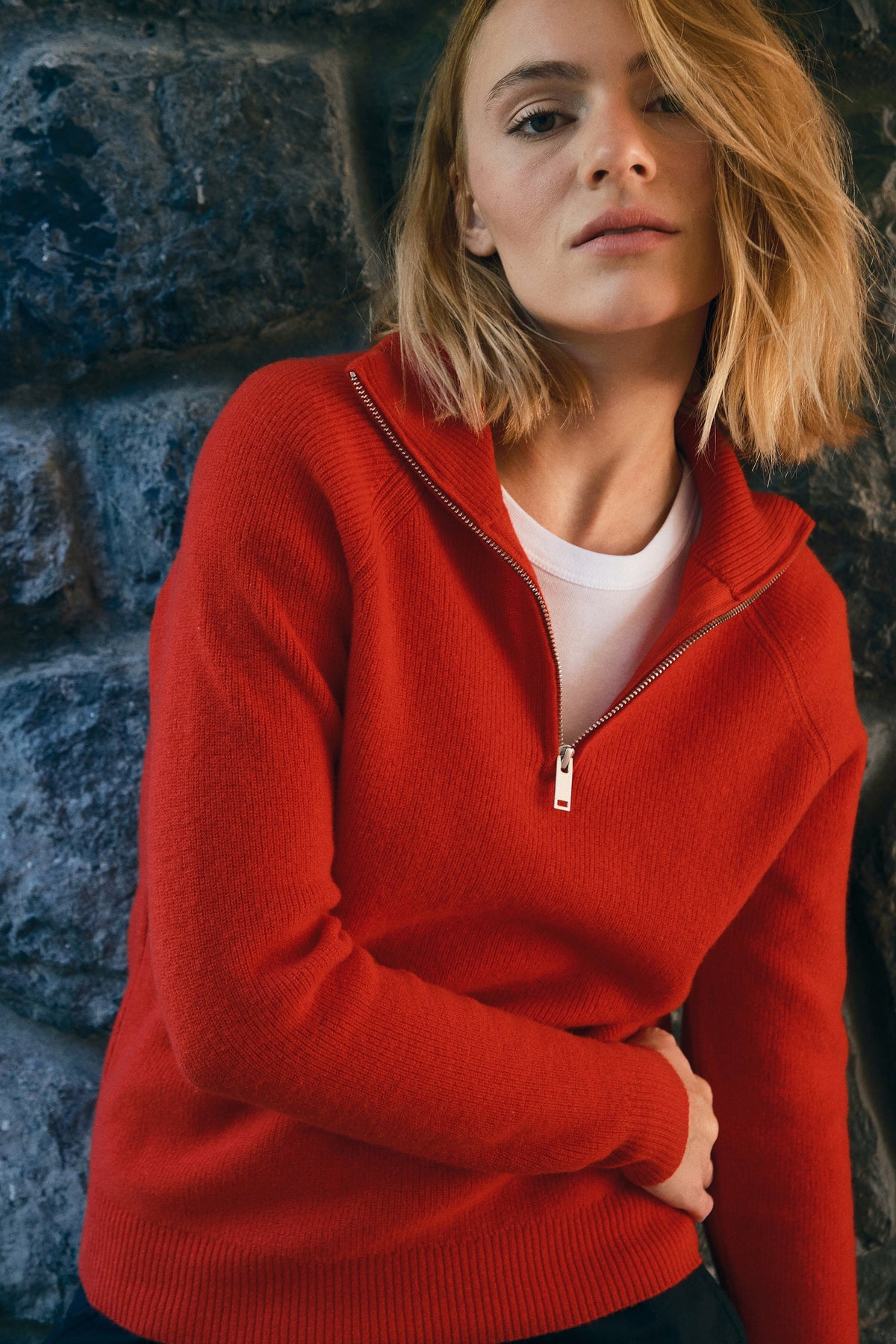 Merino Half-Zip Unisex Sweater