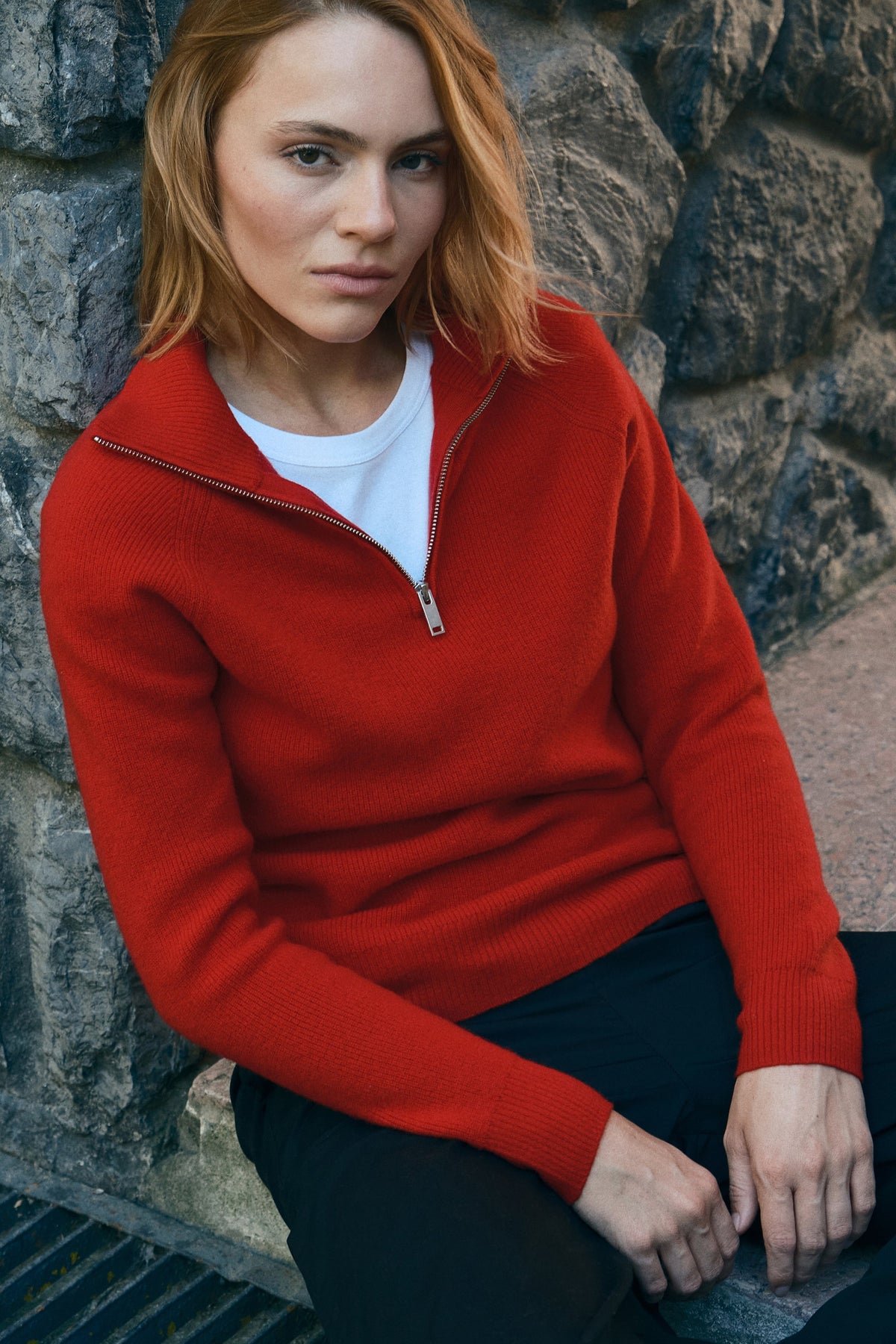 Merino Half-Zip Unisex Sweater
