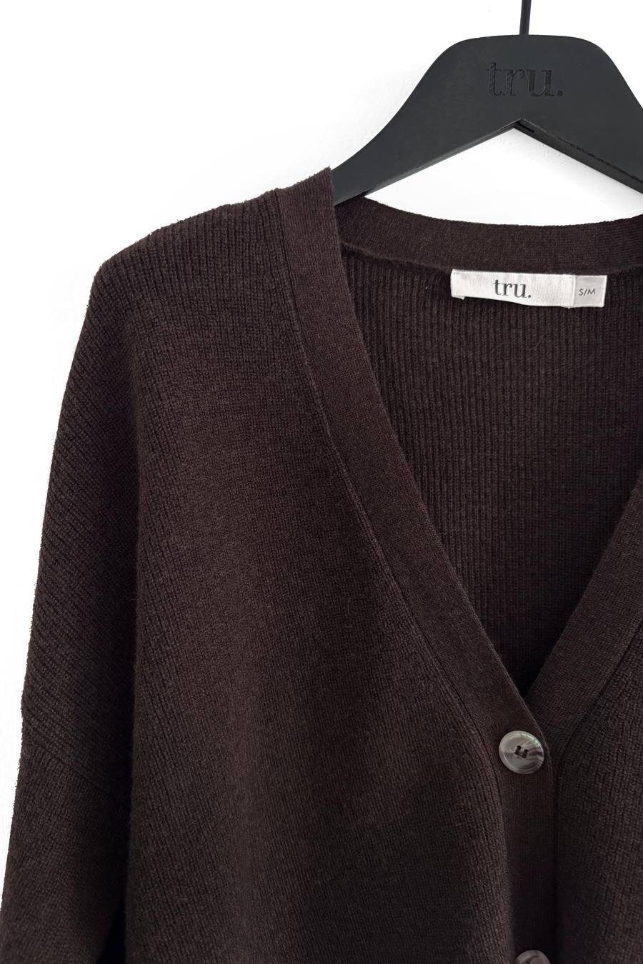 Crop Merino Cardigan