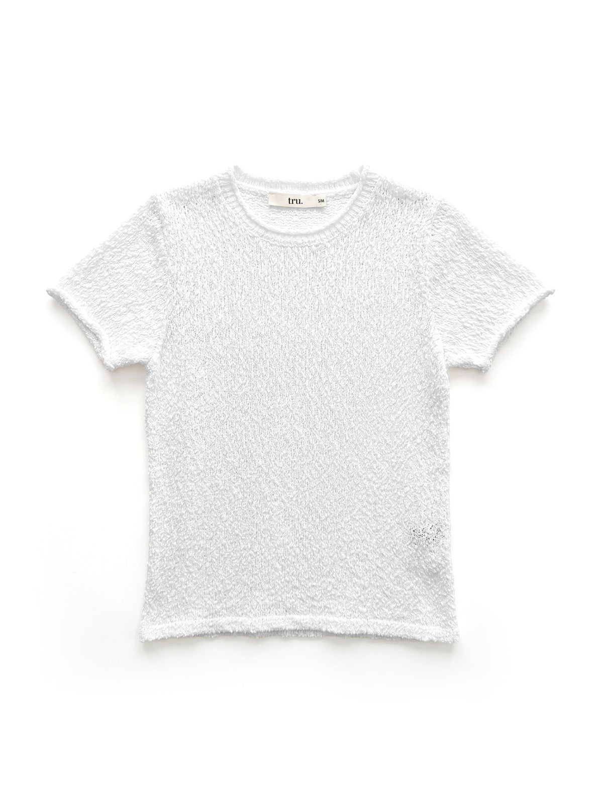Knit T-shirt in Italian Organic Cotton
