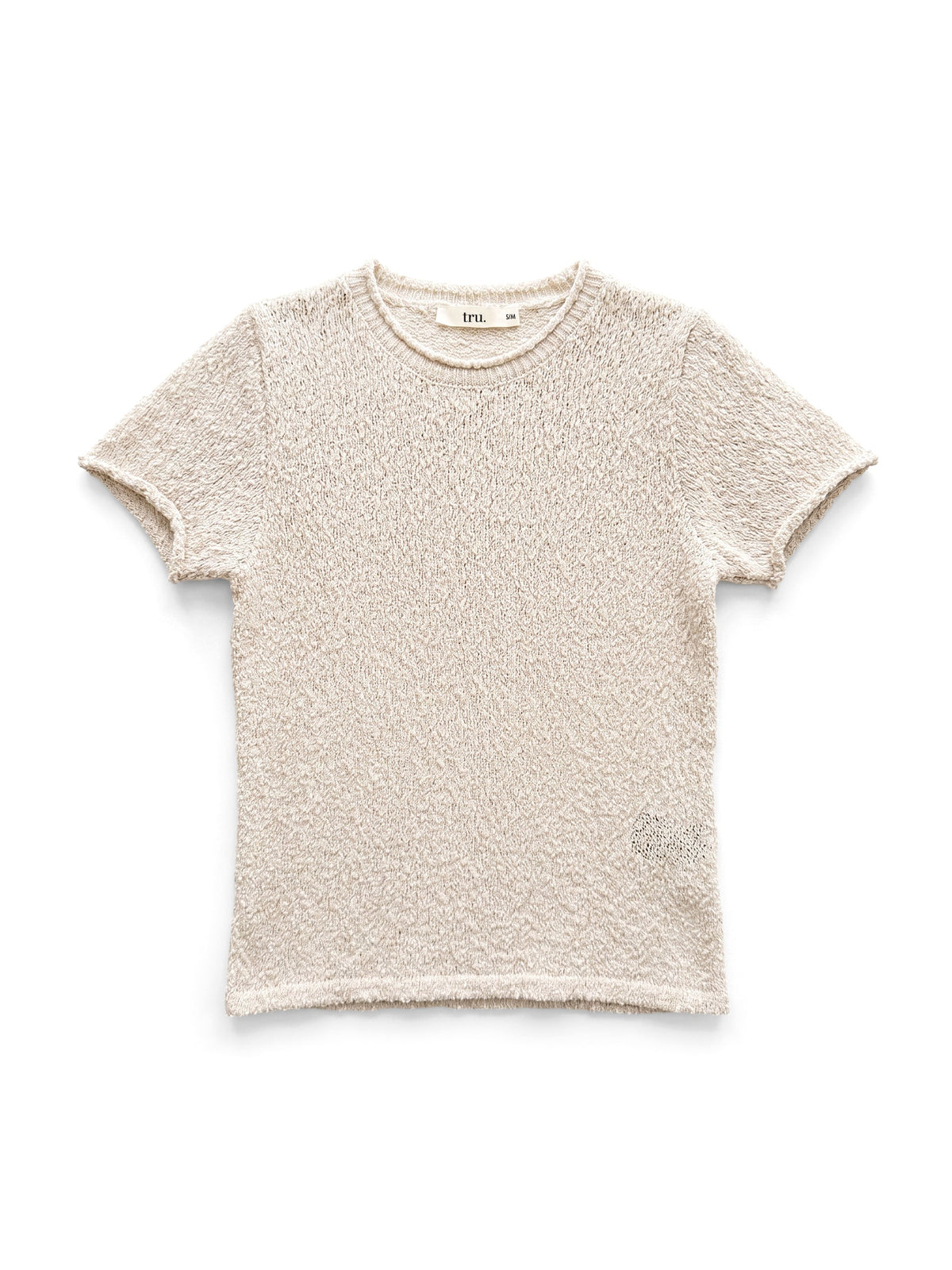 Knit T-shirt in Italian Organic Cotton