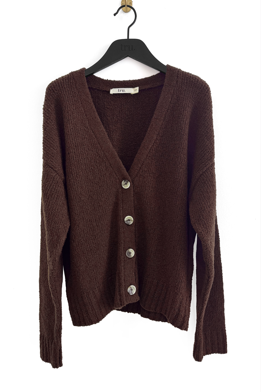 Merino Silk Teddy Cardigan