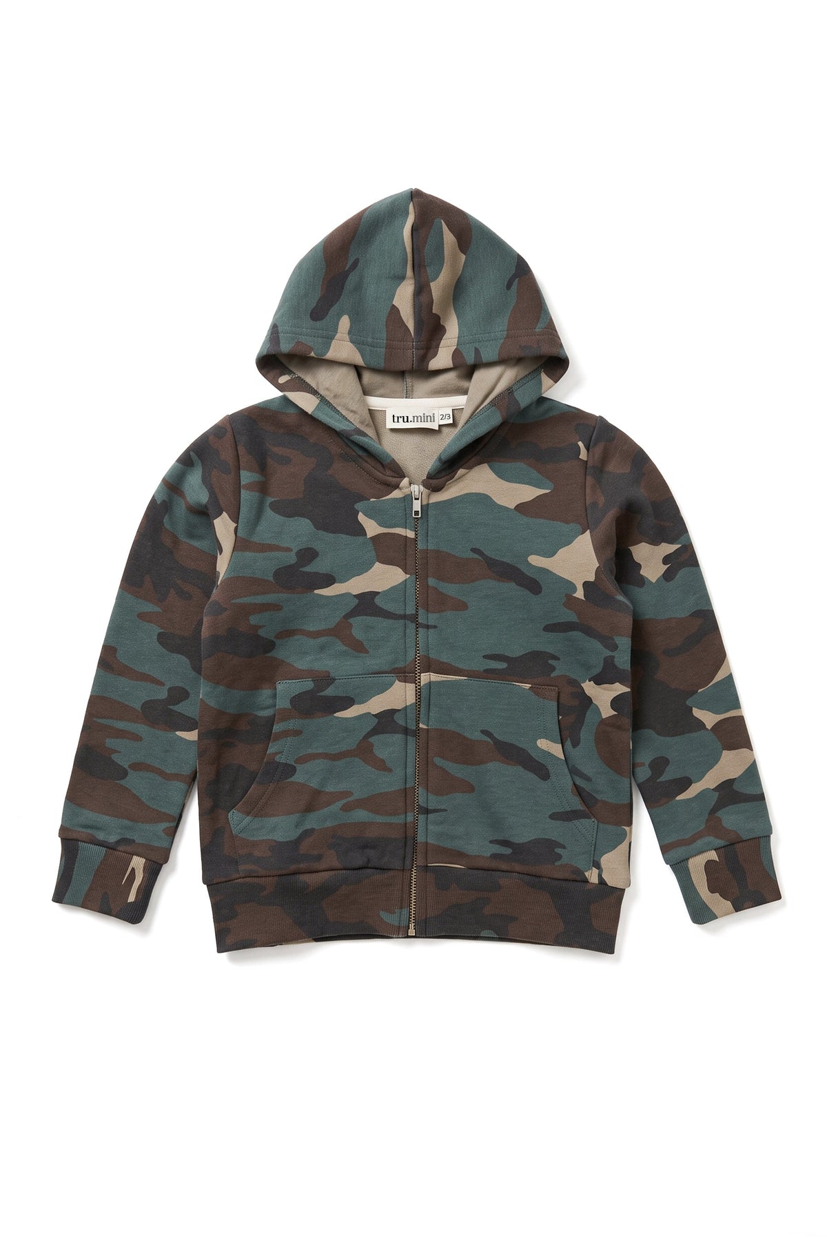 Modal Fleece Zipped Kids Hoodie