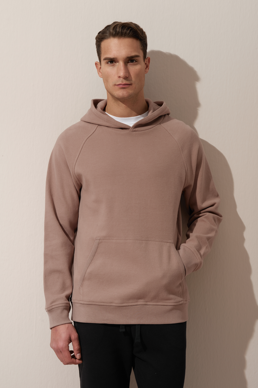 &quot;All-American&quot; Unisex Hoodie in Brushed Interlock Cotton