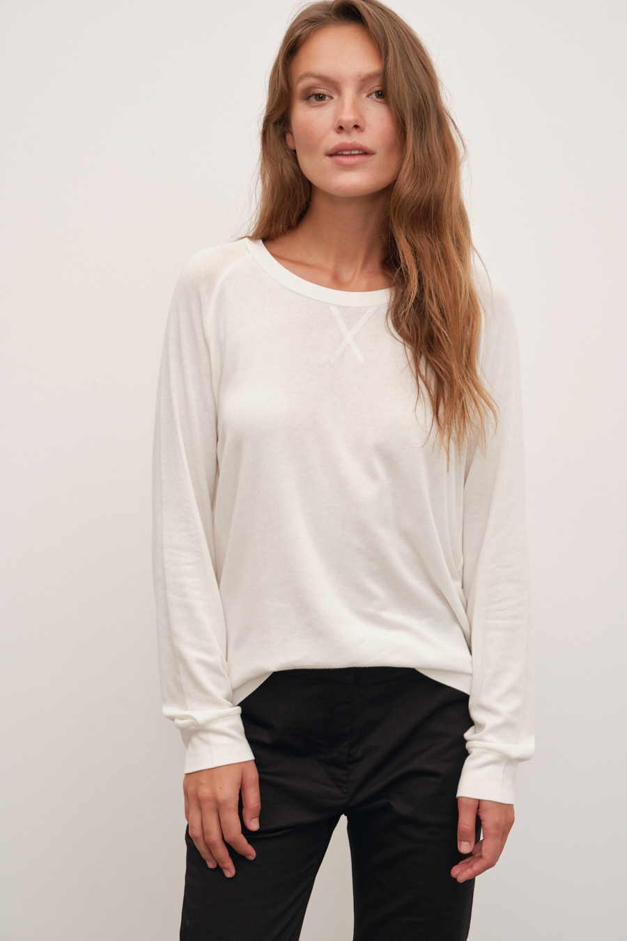 Lightweight Raglan Sweatshirt in Tri-Blend