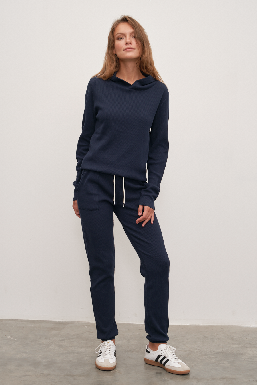 Cotton Waffle Joggers