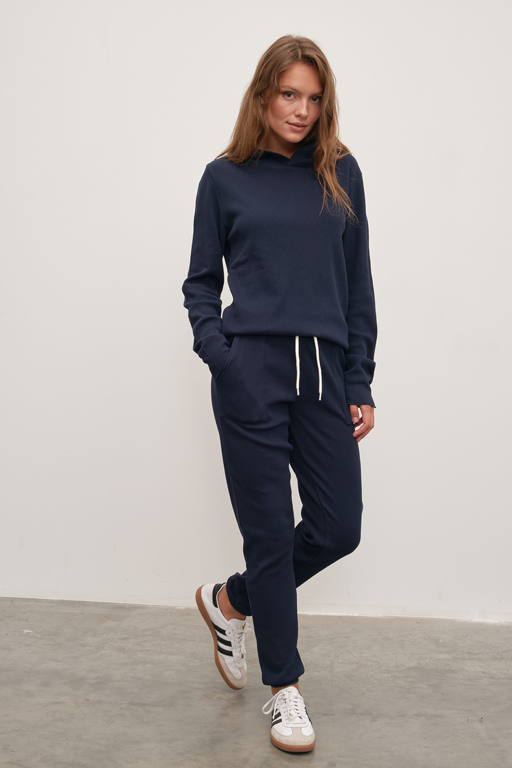 Cotton Waffle Joggers