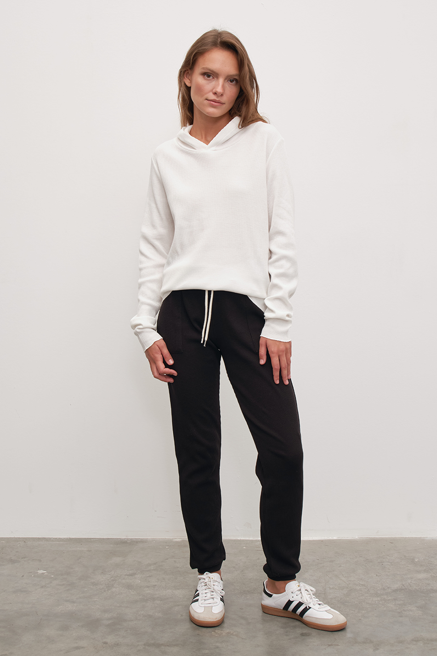 Cotton Waffle Joggers