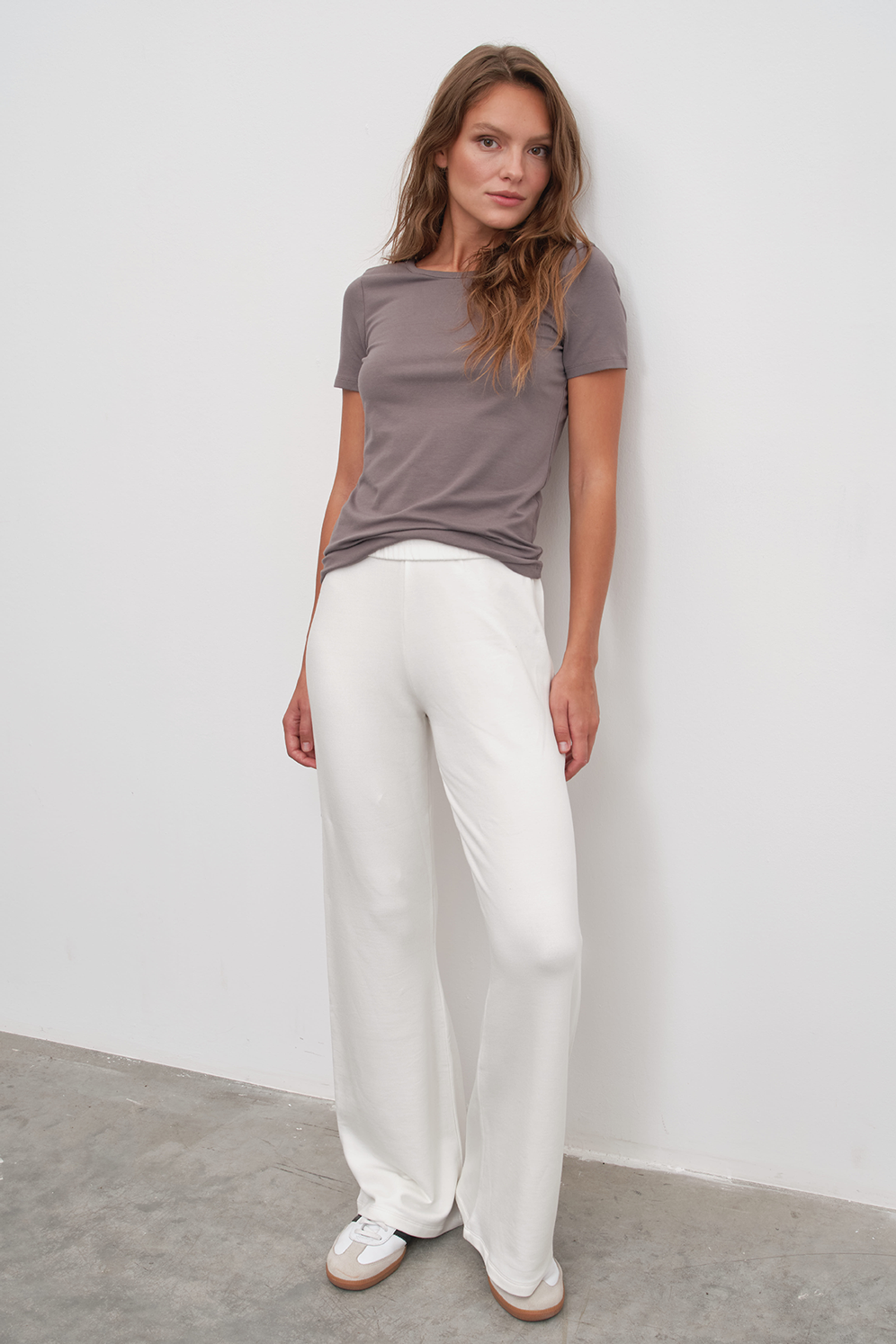 Modal Fleece Live-in Flare Sweatpants
