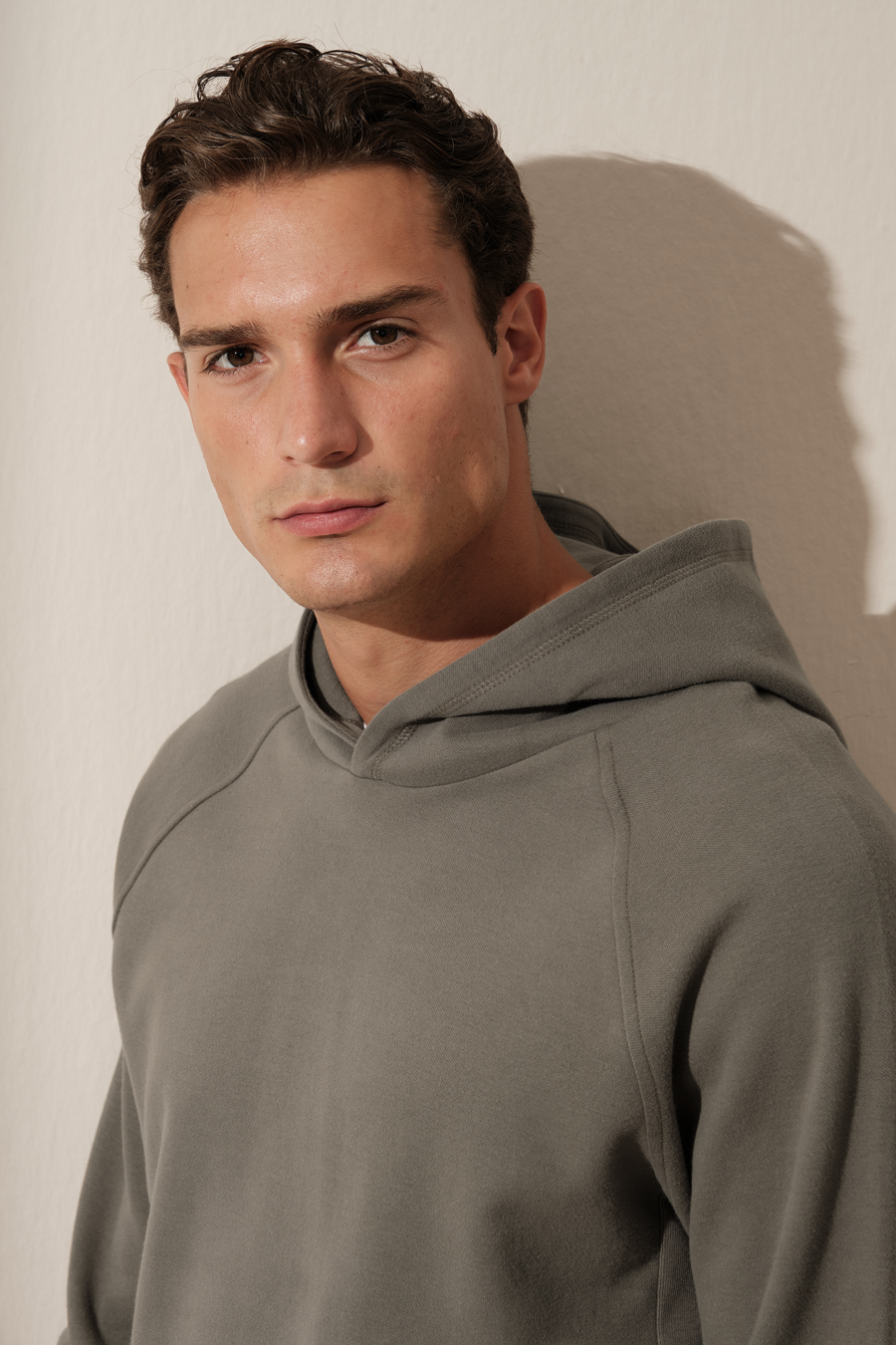 &quot;All-American&quot; Unisex Hoodie in Brushed Interlock Cotton