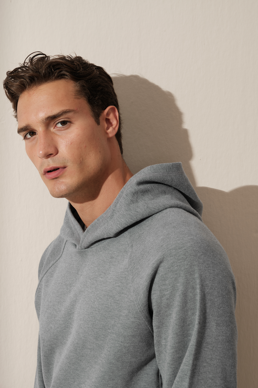 &quot;All-American&quot; Unisex Hoodie in Brushed Interlock Cotton