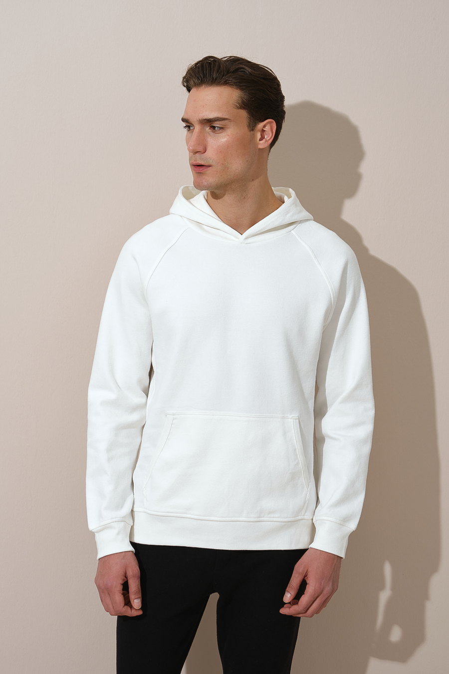 &quot;All-American&quot; Unisex Hoodie in Brushed Interlock Cotton