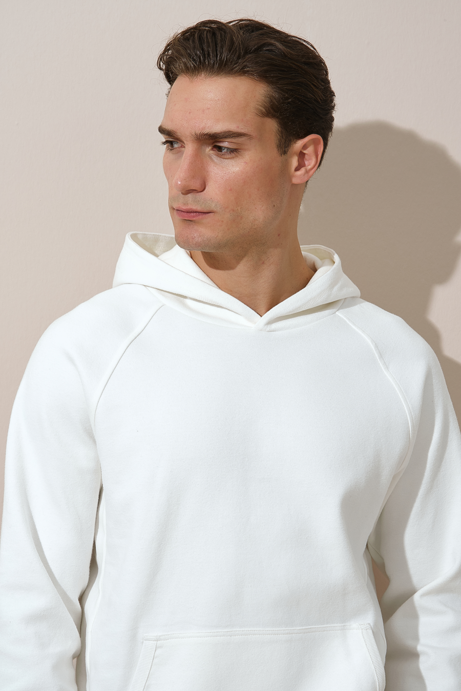 &quot;All-American&quot; Unisex Hoodie in Brushed Interlock Cotton