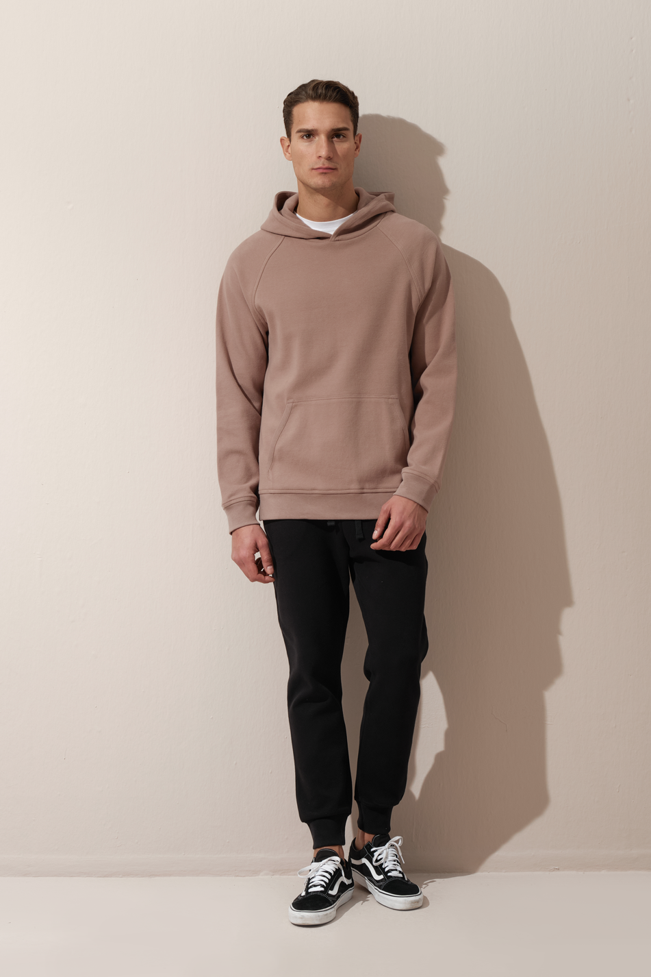 &quot;All-American&quot; Unisex Hoodie in Brushed Interlock Cotton