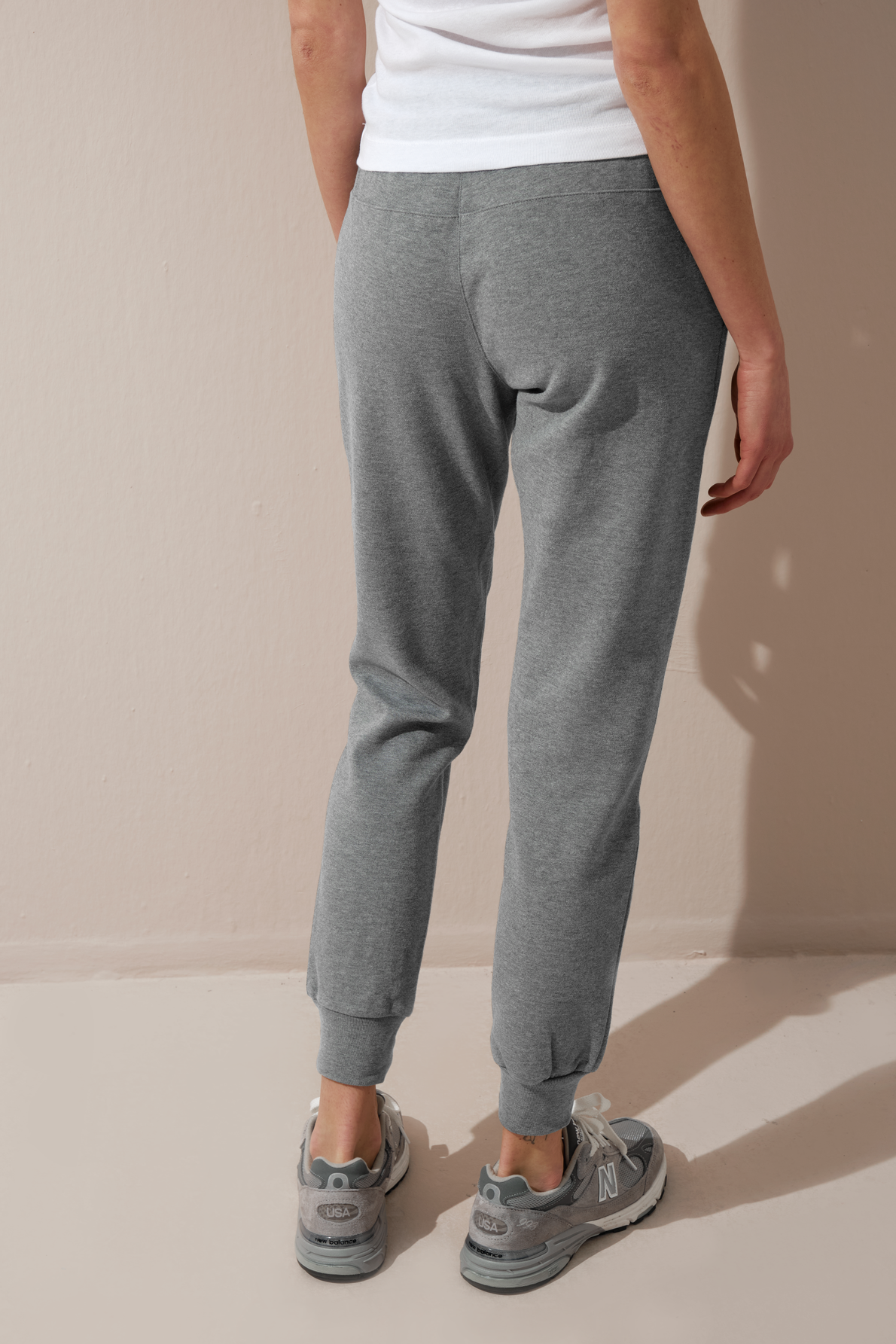 Joggers in Brushed Interlock Cotton